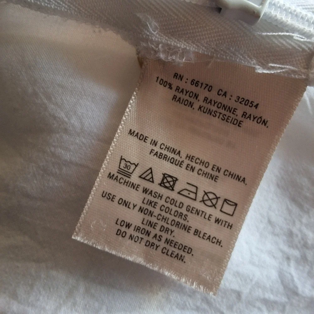 Anthropologie Maeve Sz 4 Lisette Lace-Up Blouse White Swiss Dot Cottage Coquette